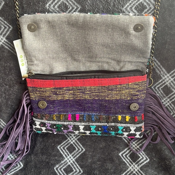 Mayta collection Crossbody, with fringe, made in morocco - Picture 5 of 6